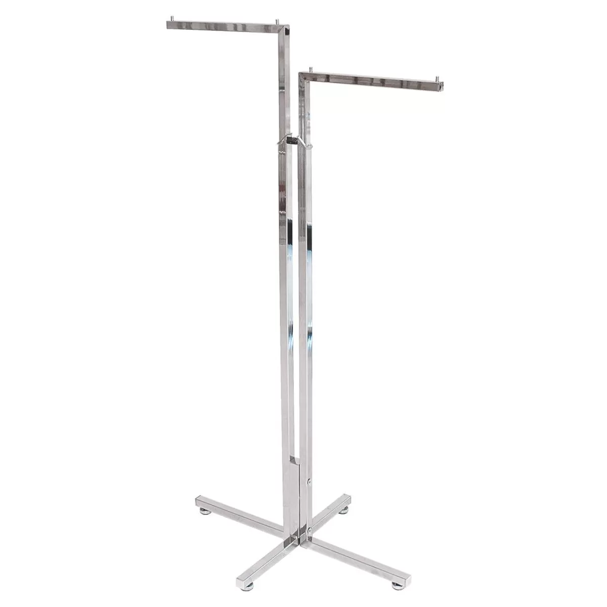 DecoWoerner 2-arm Coat Stand Chrome-plated 180 Cm