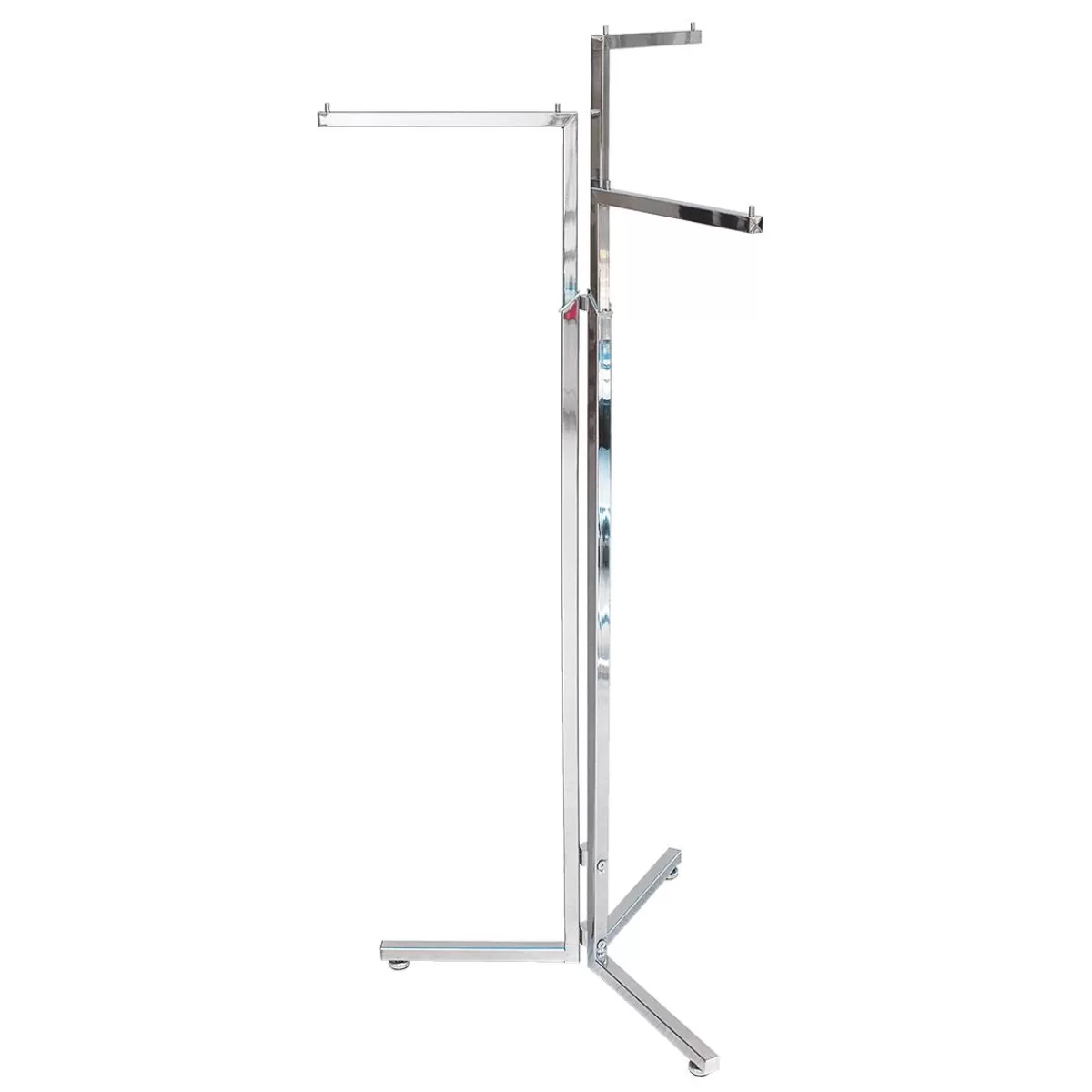 DecoWoerner 3-Arm Coat Stand Chrome-plated 180 Cm