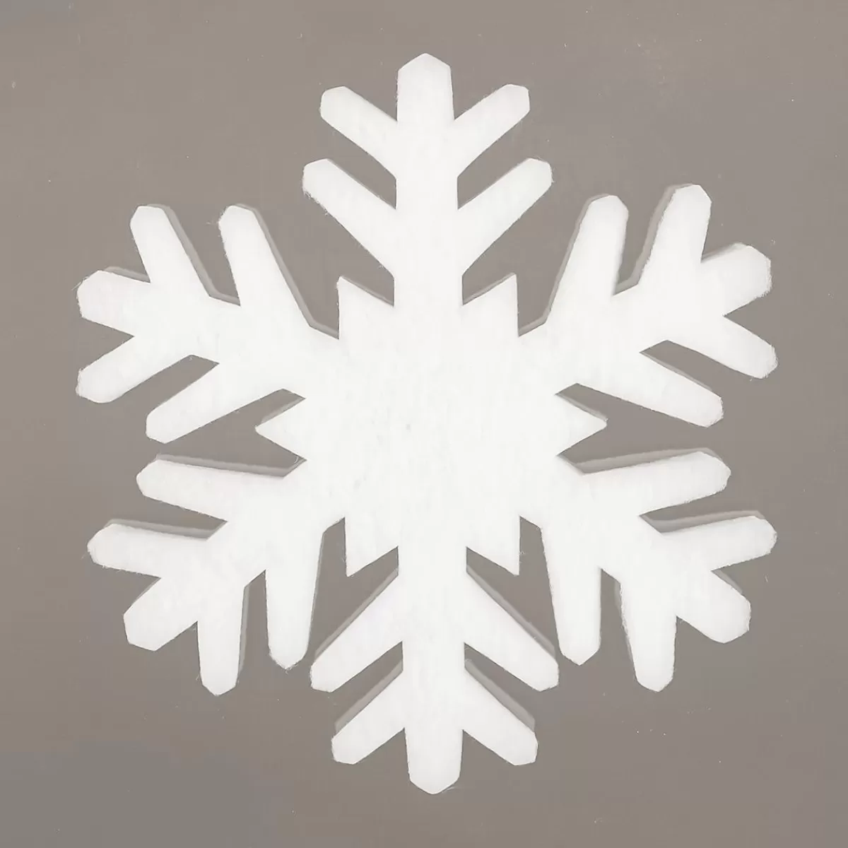 DecoWoerner 3D Cotton Wool Snowflakes 17 Cm Ø, Flame Retardant