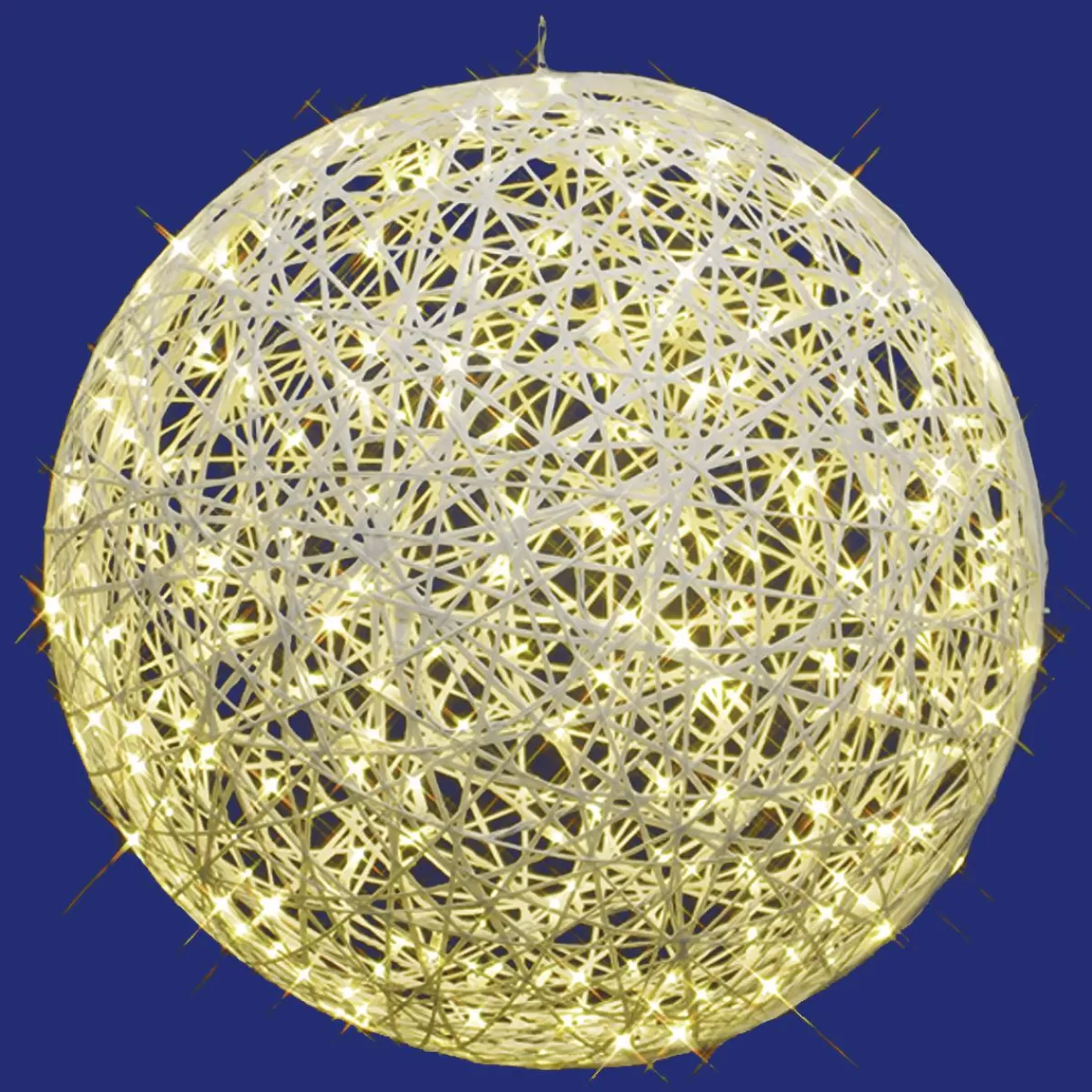 DecoWoerner 3D Fibreglass Ball With Light IP67, 100 Cm Ø