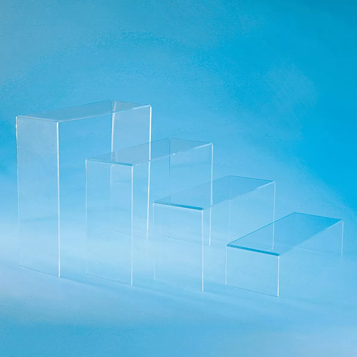 DecoWoerner Acrylic Display Set 10 Cm Deep 4 Pieces