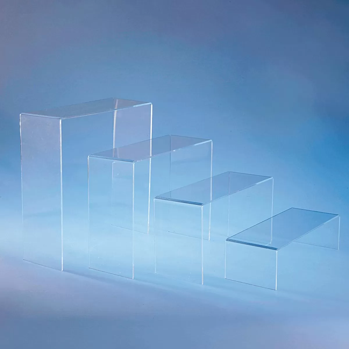 DecoWoerner Acrylic Display Set 10 Cm Deep 4 Pieces