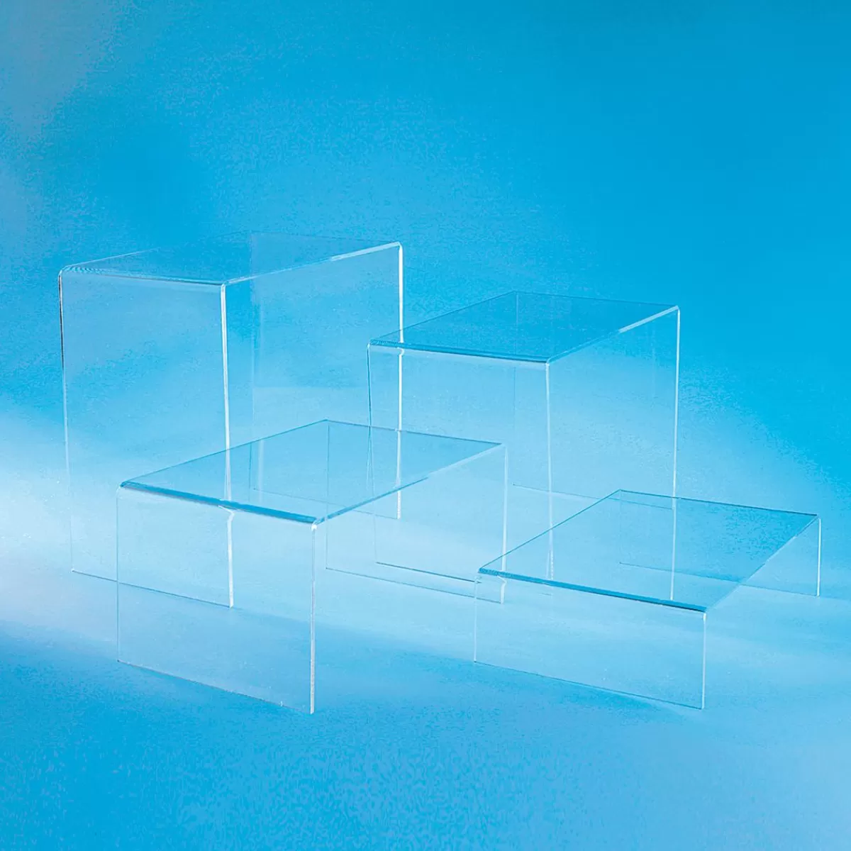 DecoWoerner Acrylic Display Set 18 Cm Deep 4 Pieces