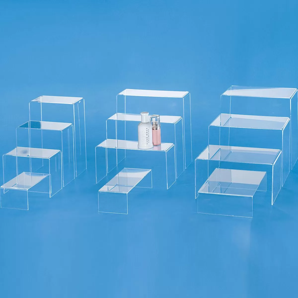 DecoWoerner Acrylic Display Set 18 Cm Deep 4 Pieces