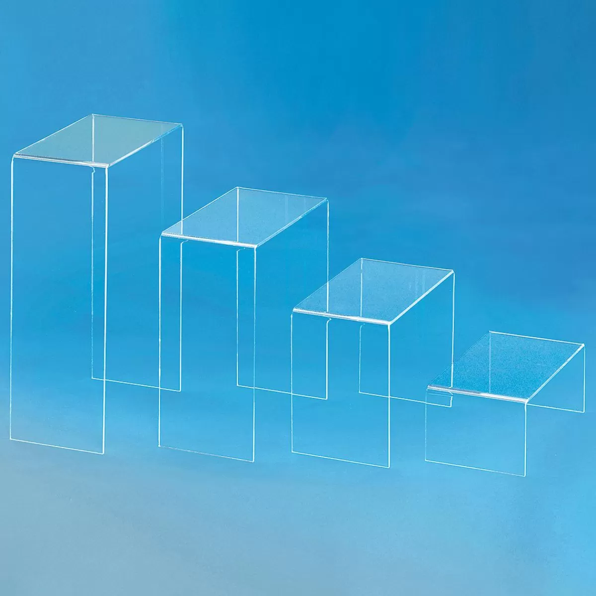 DecoWoerner Acrylic Display Set 18 Cm Wide 10 Cm Deep 4 Pieces