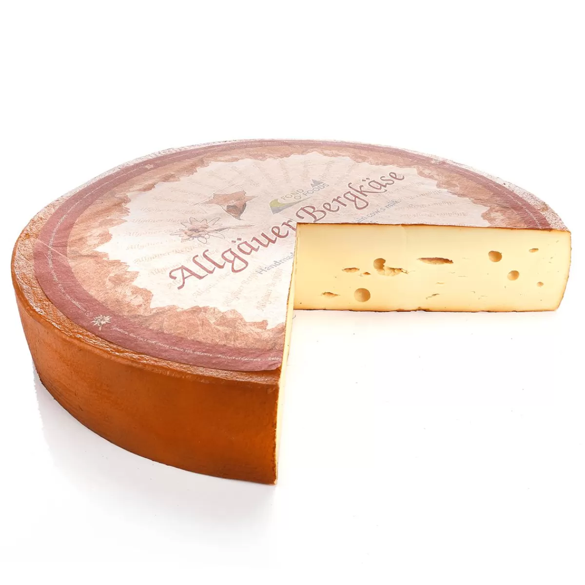 DecoWoerner Allgäu Mountain Cheese Loaf Cut Food Dummy 52 Cm Ø