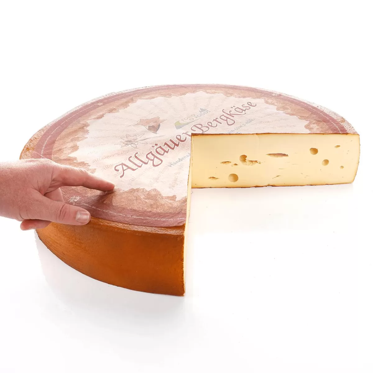 DecoWoerner Allgäu Mountain Cheese Loaf Cut Food Dummy 52 Cm Ø