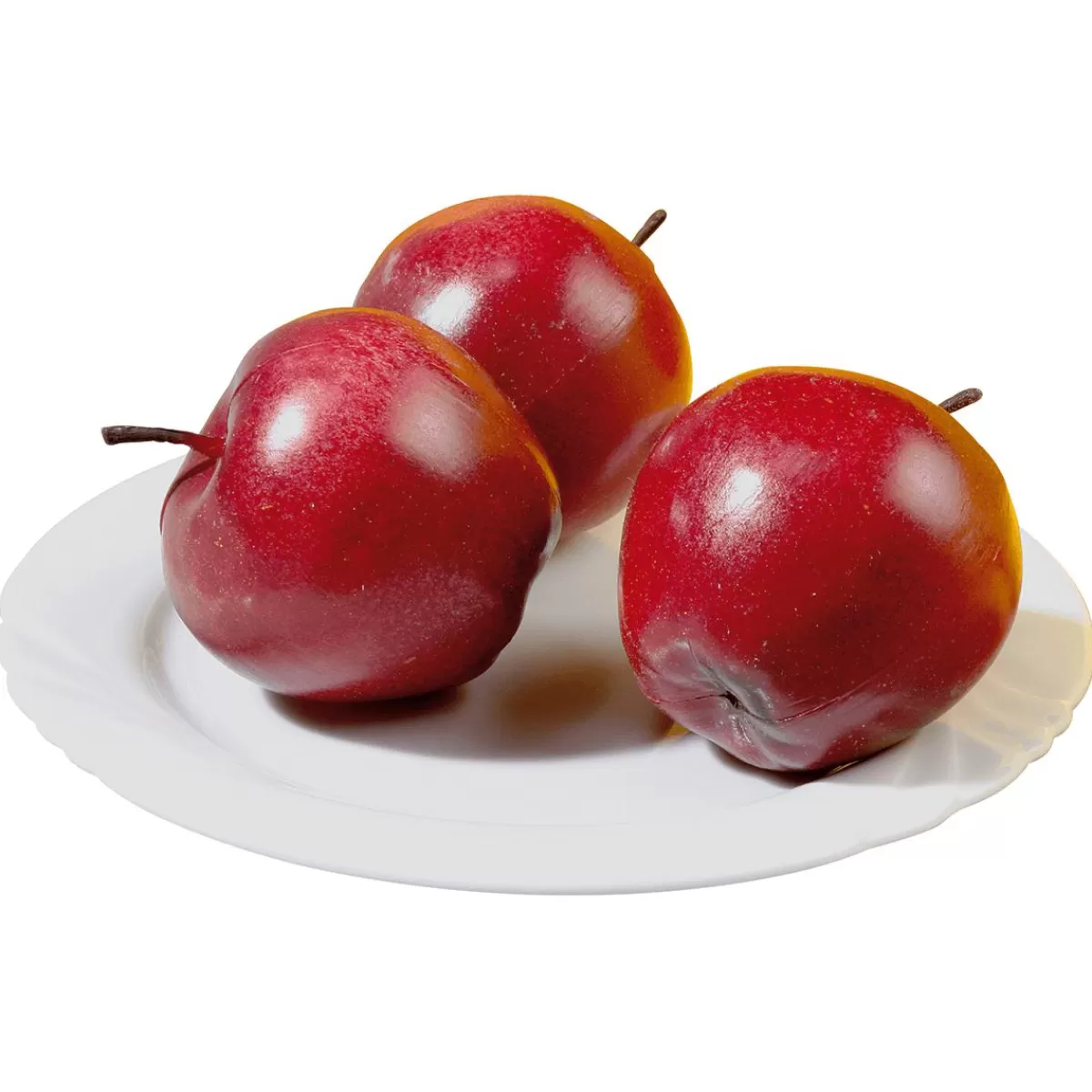 DecoWoerner Apples Food Replica , 3 Pcs