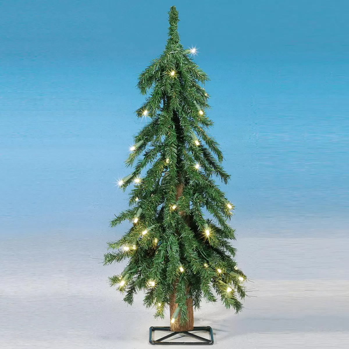 DecoWoerner Artificial Alpine Fir Tree With LED 60 Cm