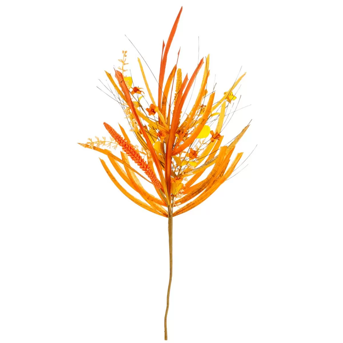 DecoWoerner Artificial Autumn Decoration Branch "Autumn Mix" 2 Pieces 55 Cm