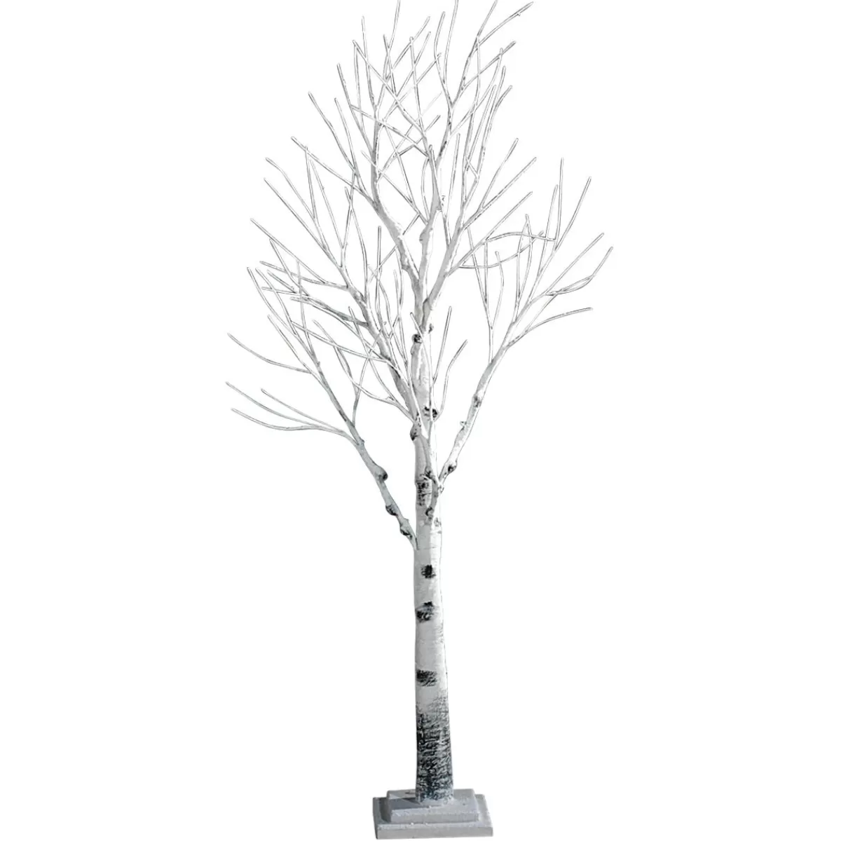 DecoWoerner Artificial Birch Tree, 125 Cm