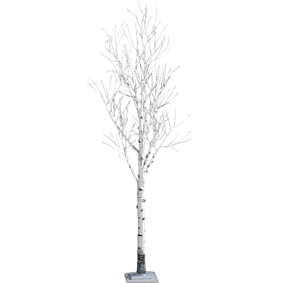 DecoWoerner Artificial Birch Tree, 200 Cm