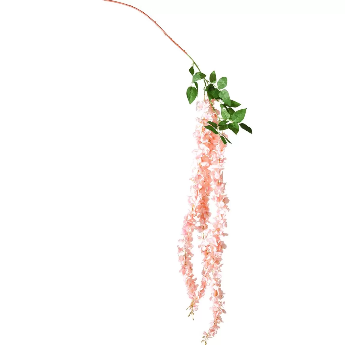 DecoWoerner Artificial Branch Wisteria Rose, 170 Cm