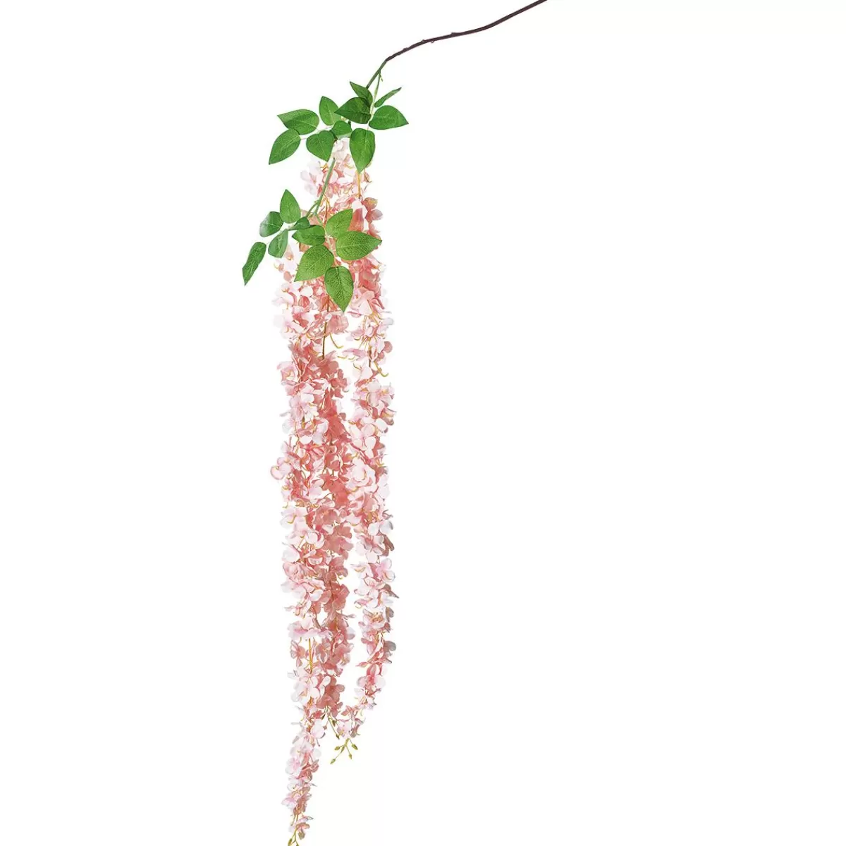 DecoWoerner Artificial Branch Wisteria Rose, 170 Cm