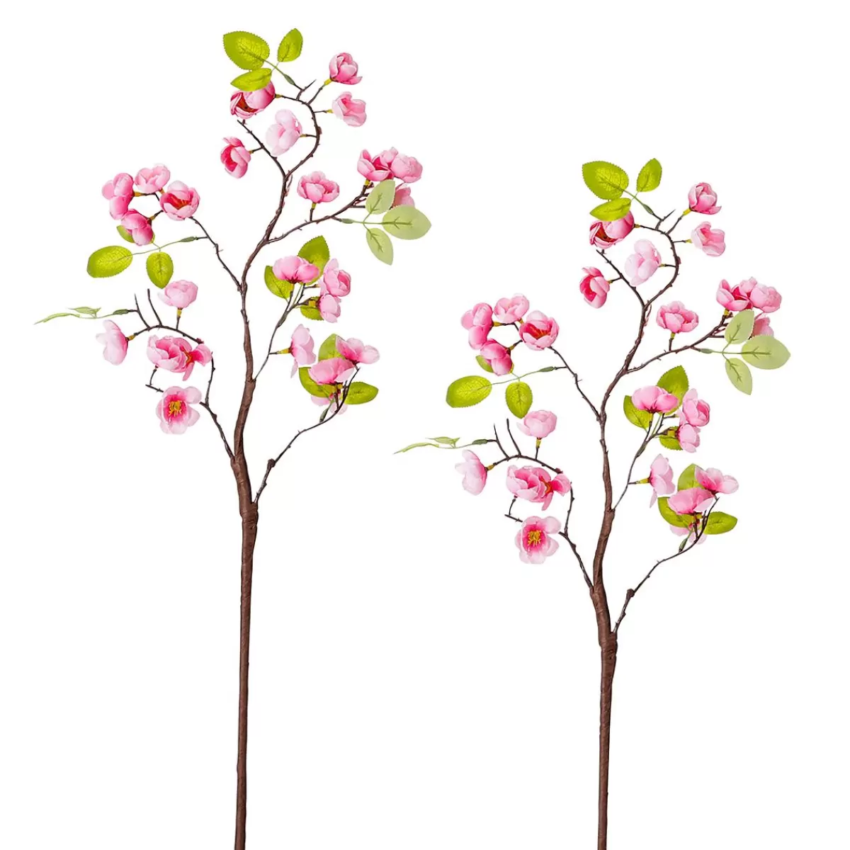 DecoWoerner Artificial Cherry Blossom Branch 2 Pieces 18 X 60 Cm