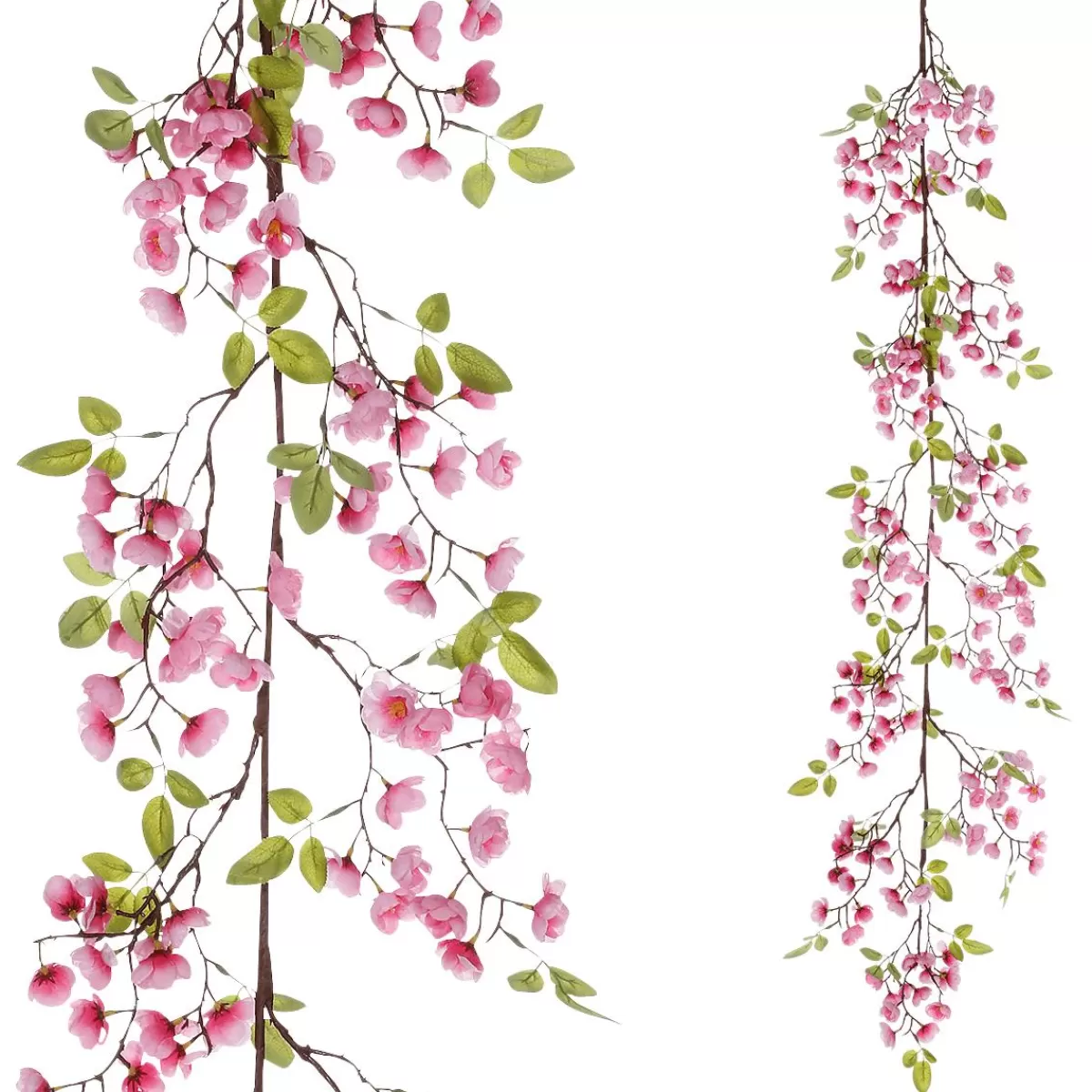 DecoWoerner Artificial Cherry Blossom Garland 140 Cm