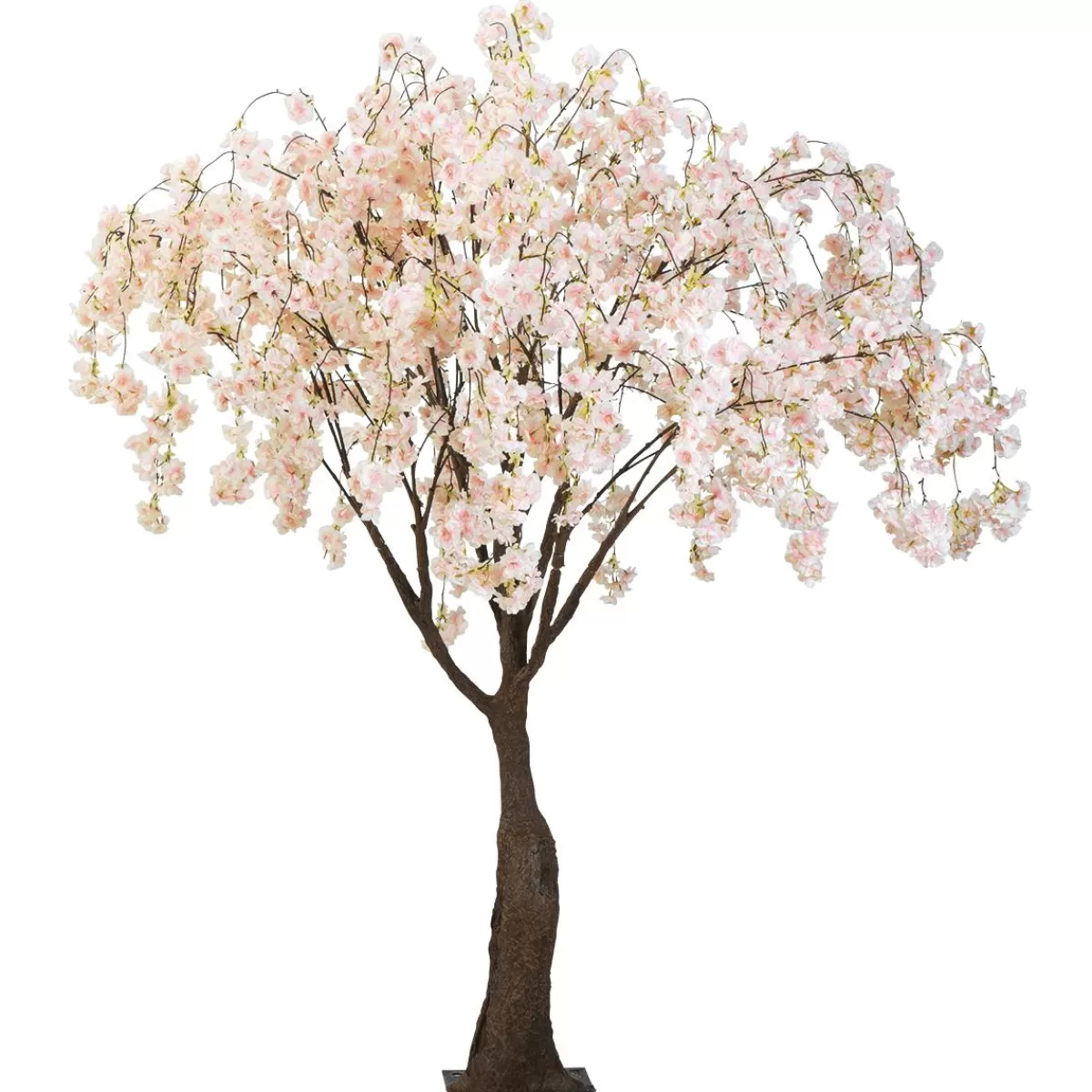 DecoWoerner Artificial Cherry Blossoms Tree White, 150 Cm