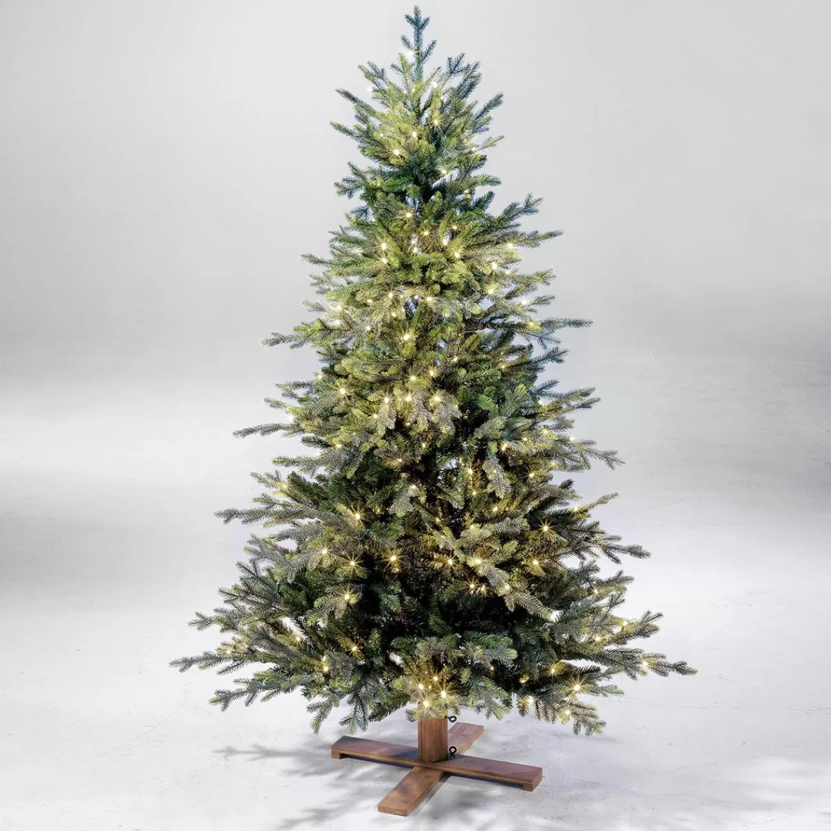 DecoWoerner Artificial Christmas Tree Douglas Fir With LED 210 Cm