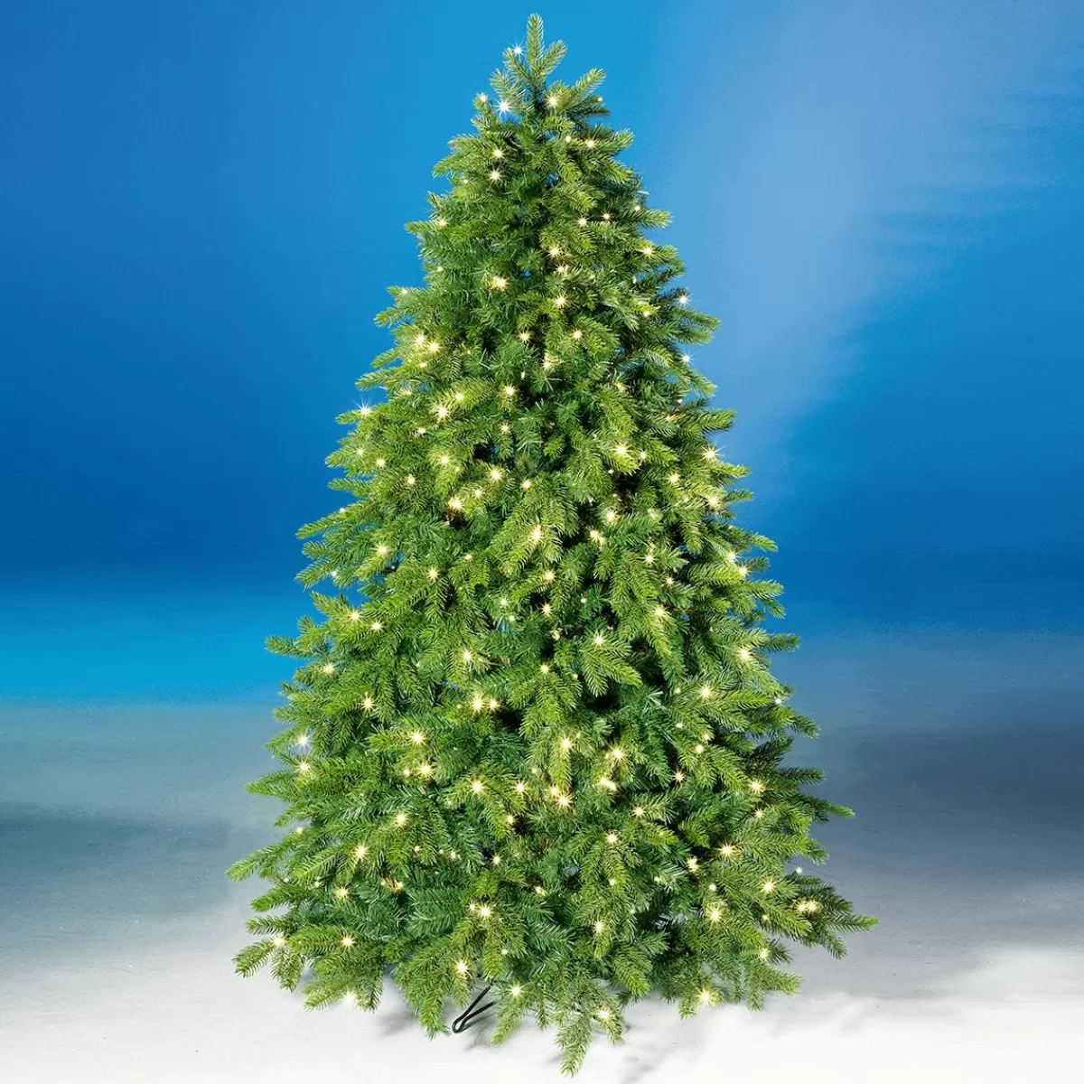 DecoWoerner Artificial Christmas Tree Nordmann Fir With LED 150 Cm