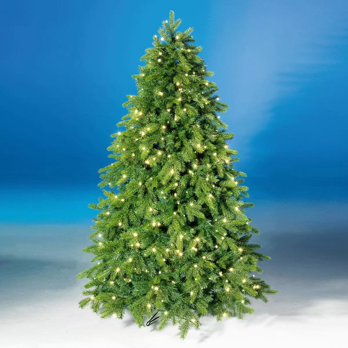 DecoWoerner Artificial Christmas Tree Nordmann Fir With LED 240 Cm