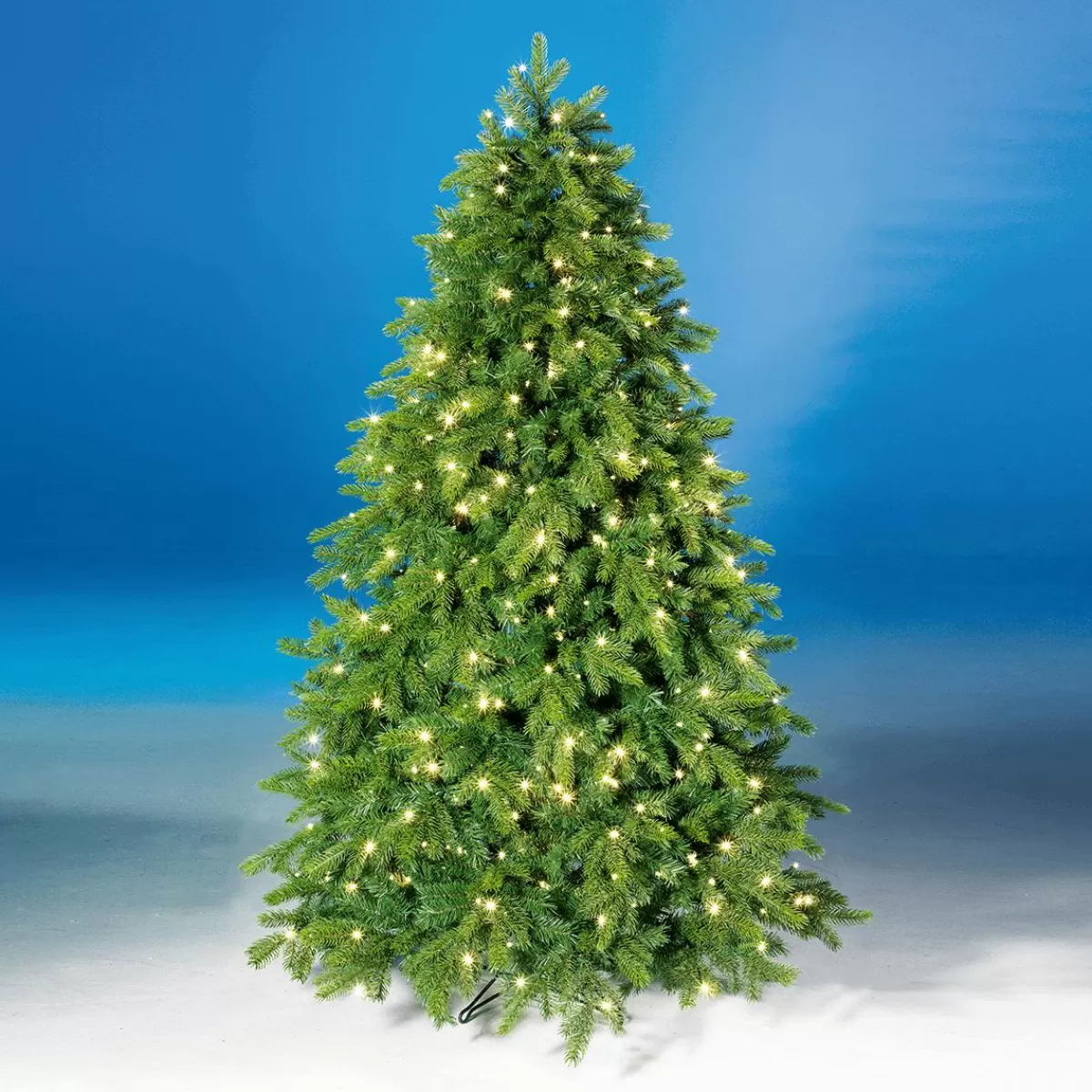 DecoWoerner Artificial Christmas Tree Nordmann Fir With LED 300 Cm