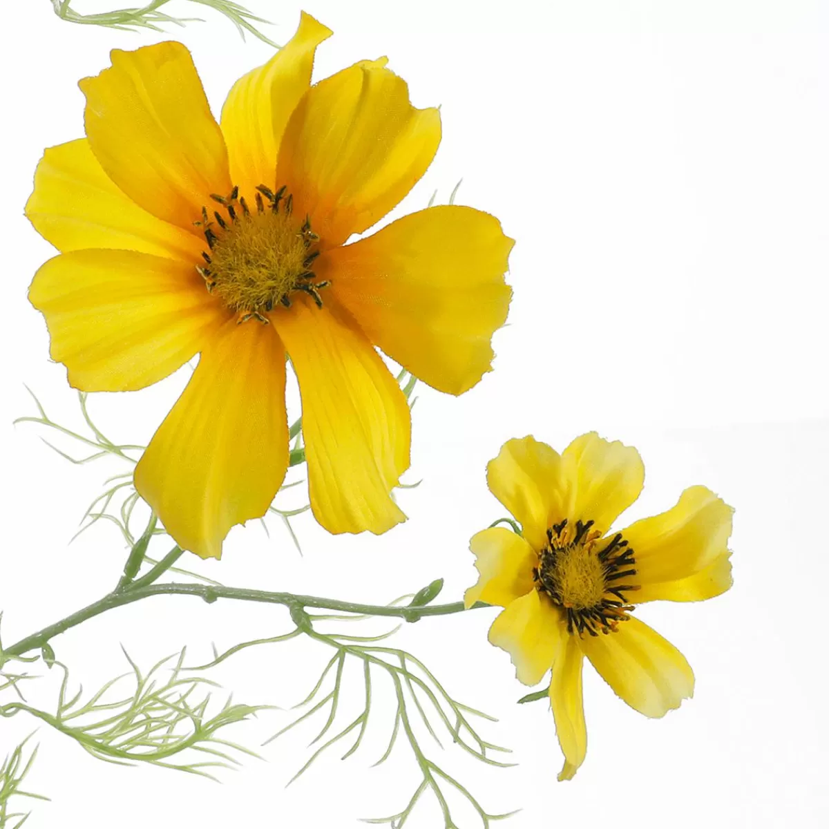 DecoWoerner Artificial Cosmos Deco Branch 90 Cm Yellow