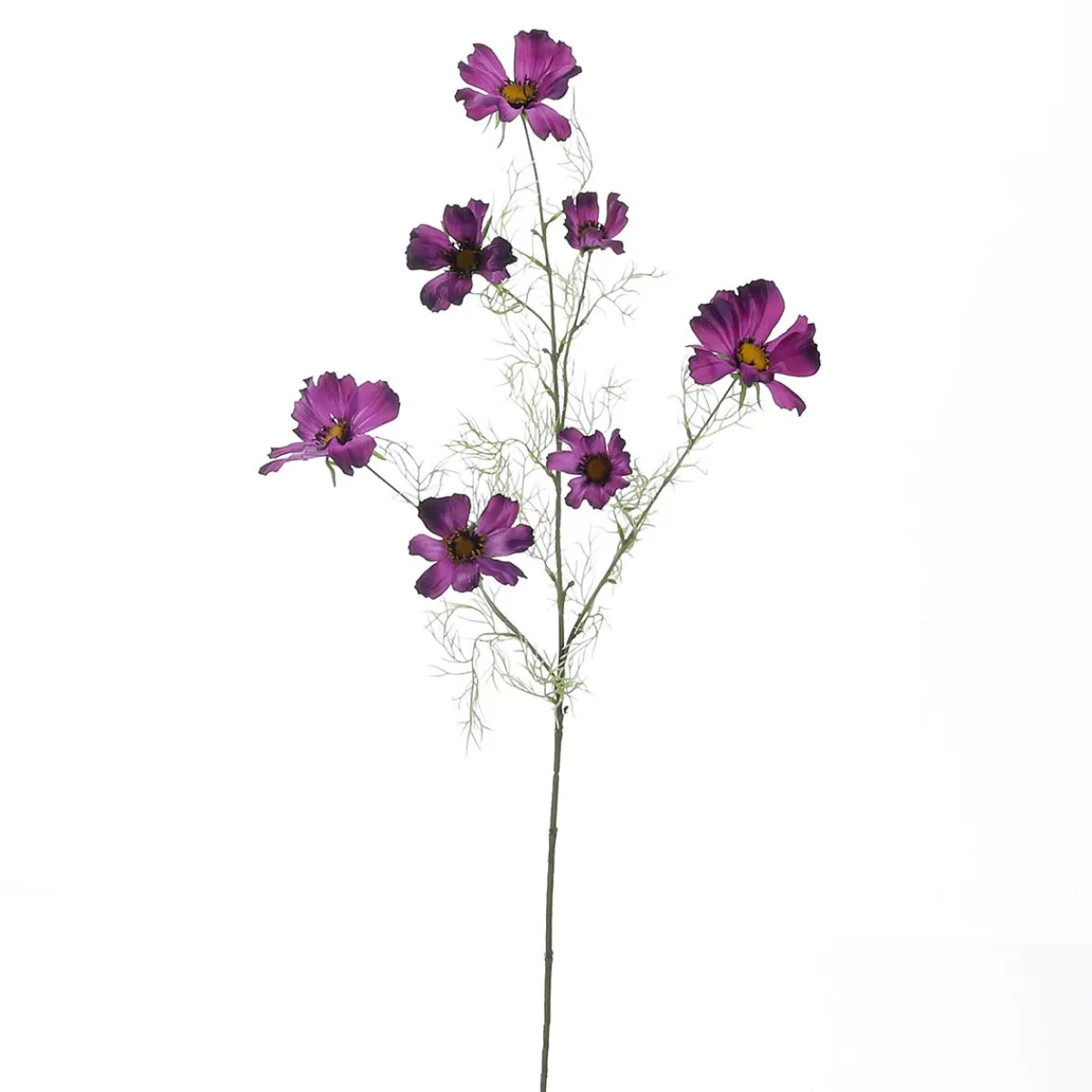 DecoWoerner Artificial Cosmos Deco Branch Purple 90cm