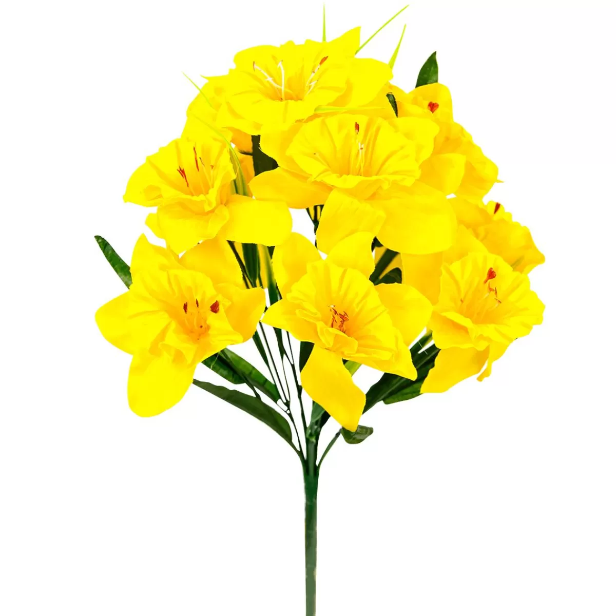 DecoWoerner Artificial Daffodil Bouquet 38 Cm