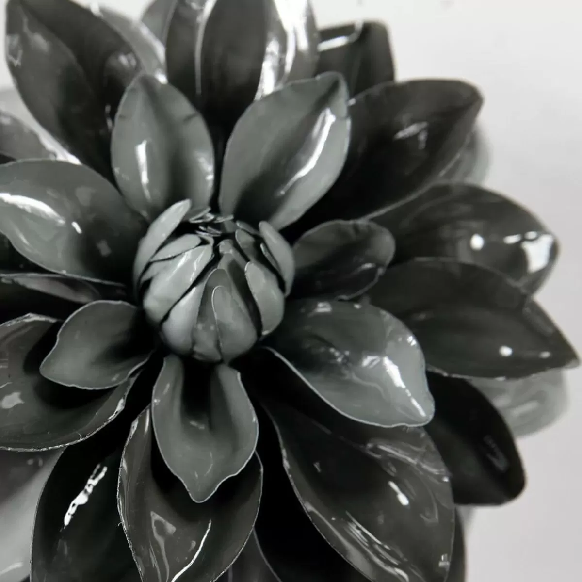 DecoWoerner Artificial Dahlia 56 Cm Grey