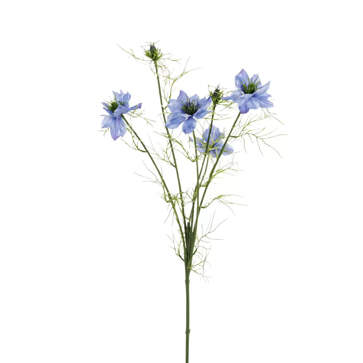 DecoWoerner Artificial Deco Nigella Black Cumin Flower 12 X 66 Cm