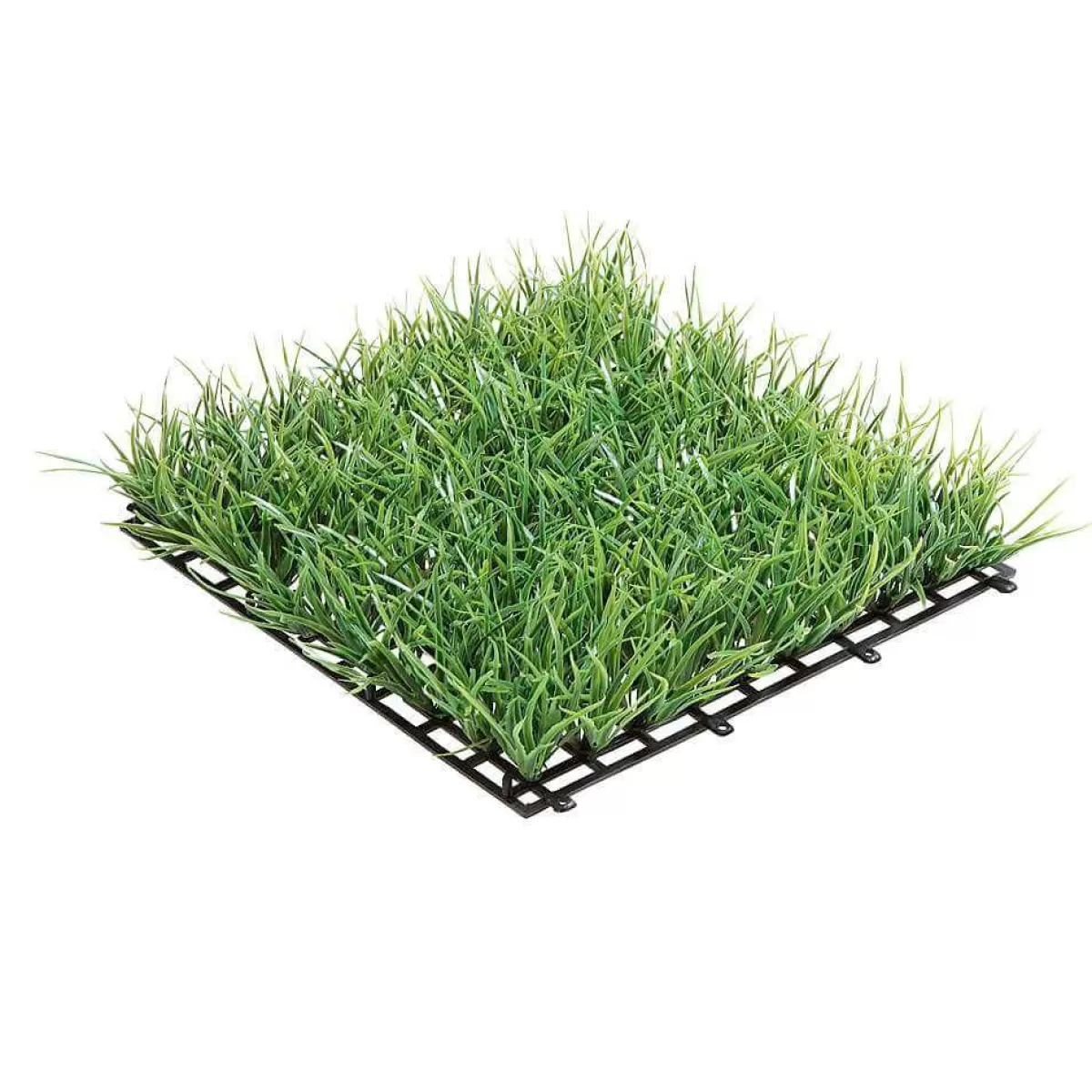 DecoWoerner Artificial Deluxe Turf Panel, 25 X 25 Cm