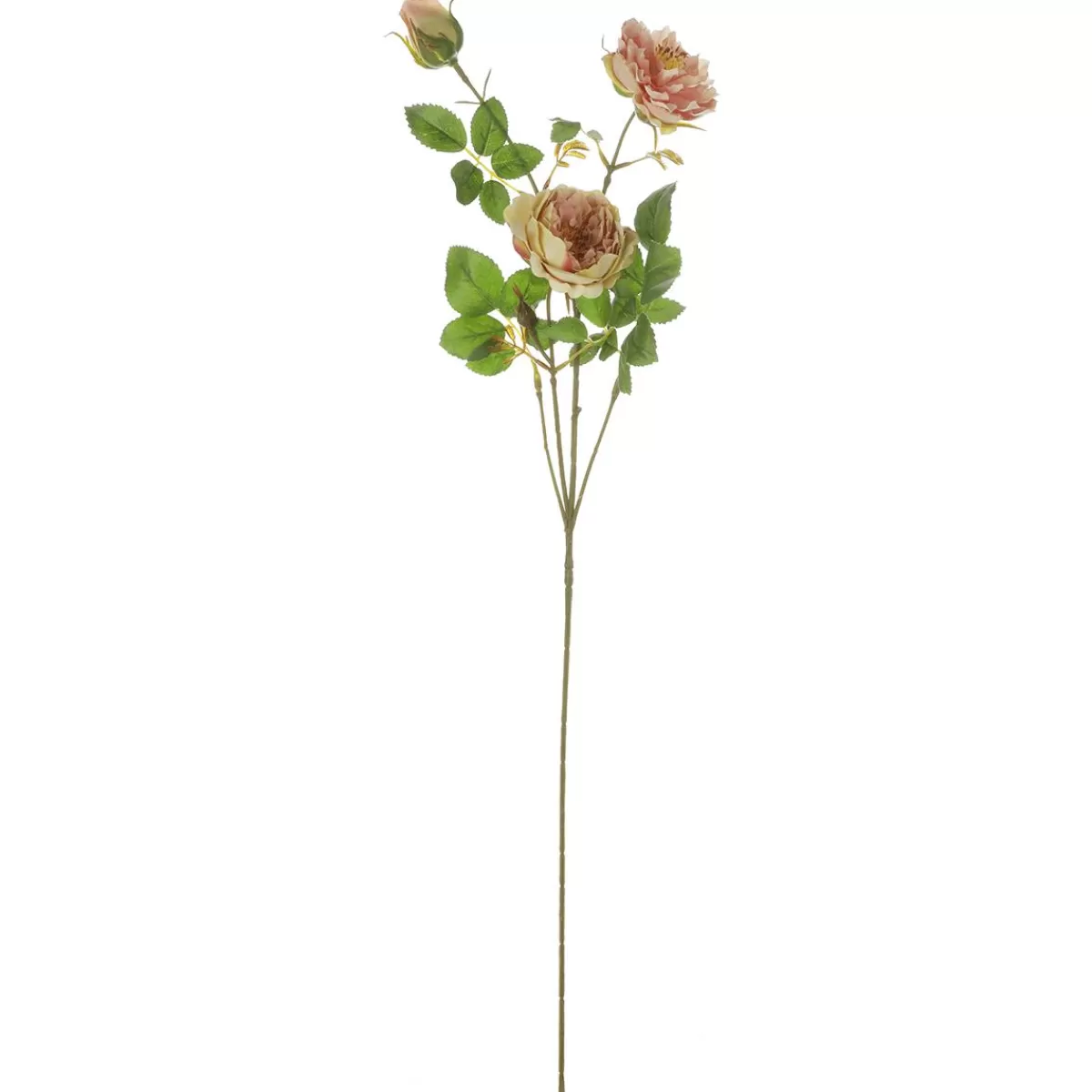 DecoWoerner Artificial English Rose Branch,