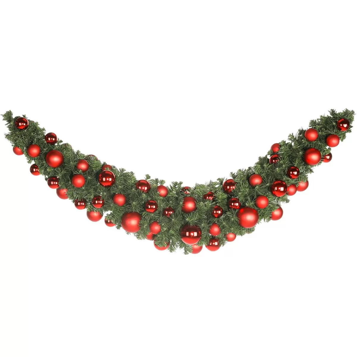 DecoWoerner Artificial Facon Fir Garland Without Light & For Self-decoration