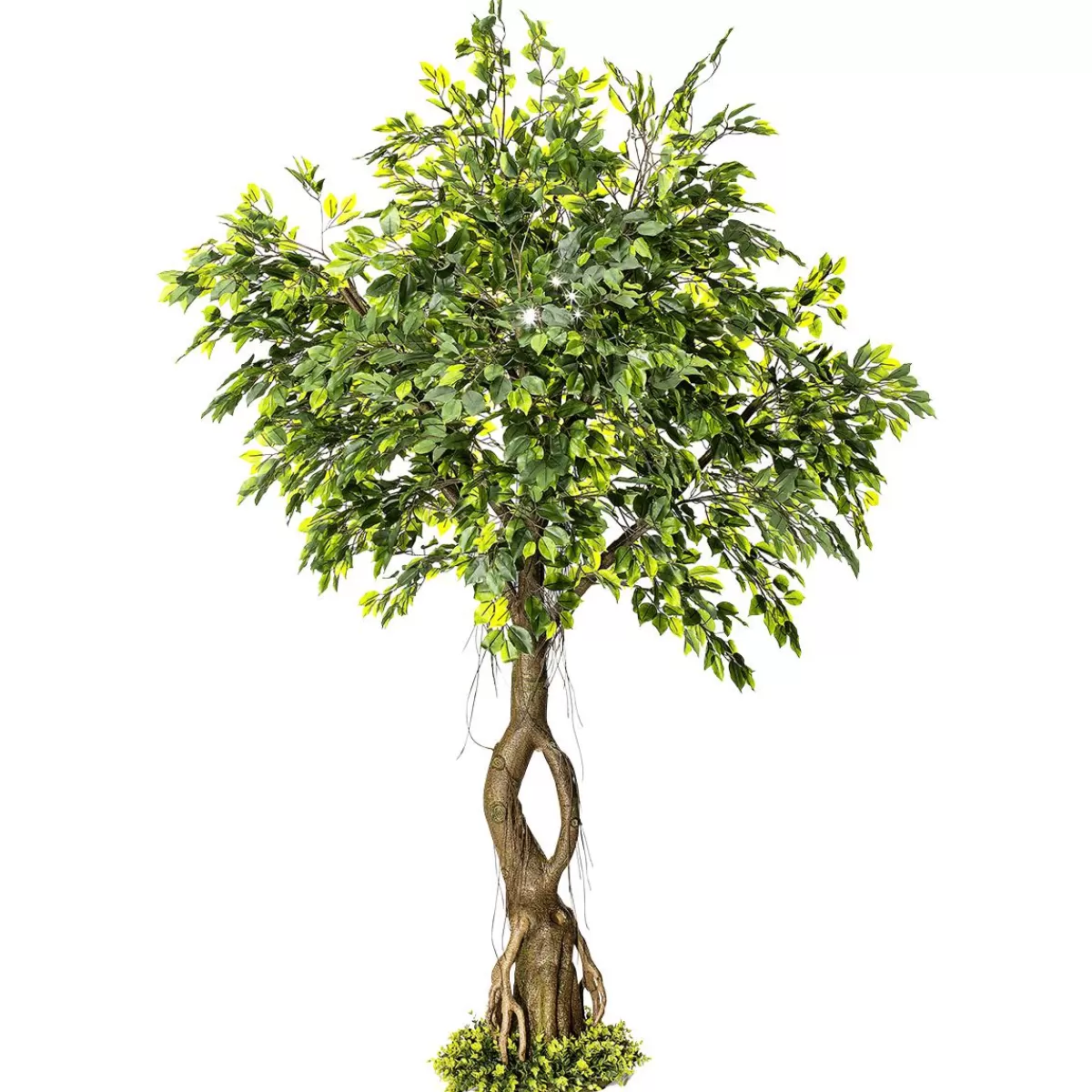 DecoWoerner Artificial Ficus Tree With Stand 245 Cm