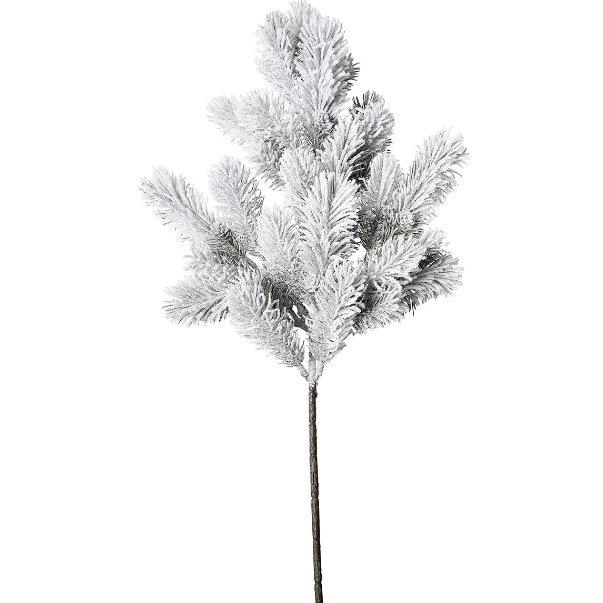 DecoWoerner Artificial Fir Branch Snowy With Cones