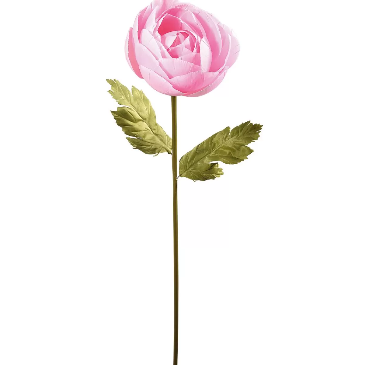 DecoWoerner Artificial Flower Buttercup Rose, 105 Cm