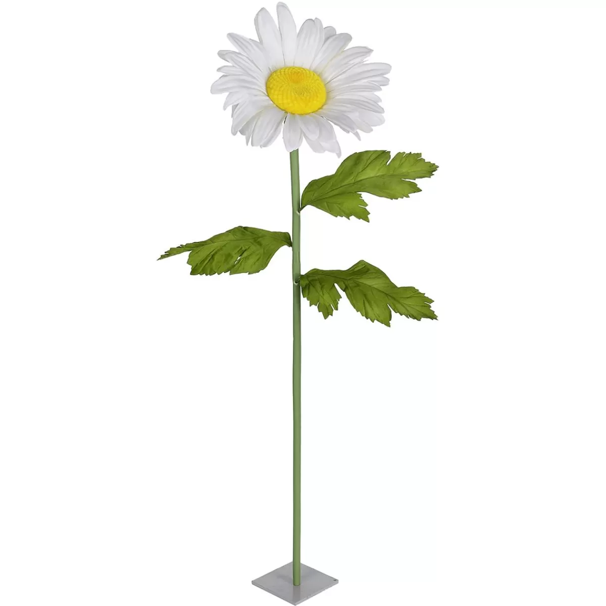 DecoWoerner Artificial Giant Marguerite, 110 Cm