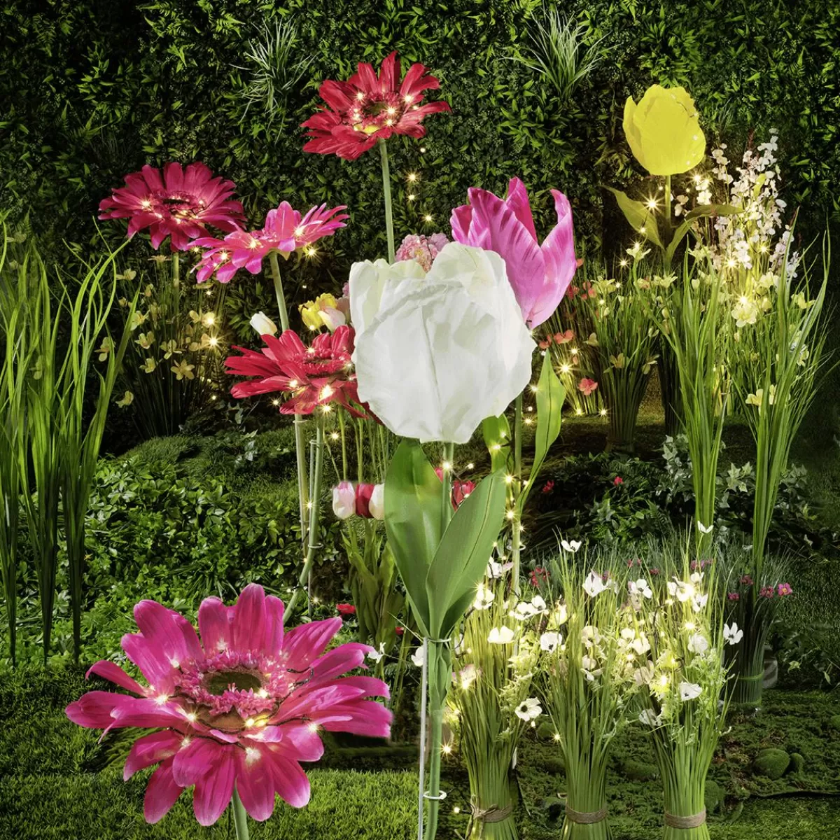 DecoWoerner Artificial Giant Tulip , 140 Cm