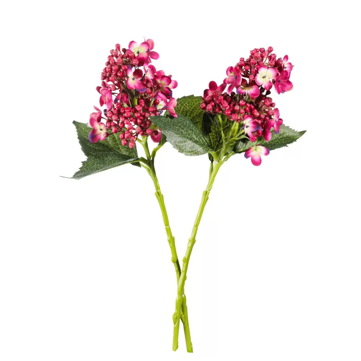 DecoWoerner Artificial Hydrangea Flowers , 39 Cm, 2 Pieces