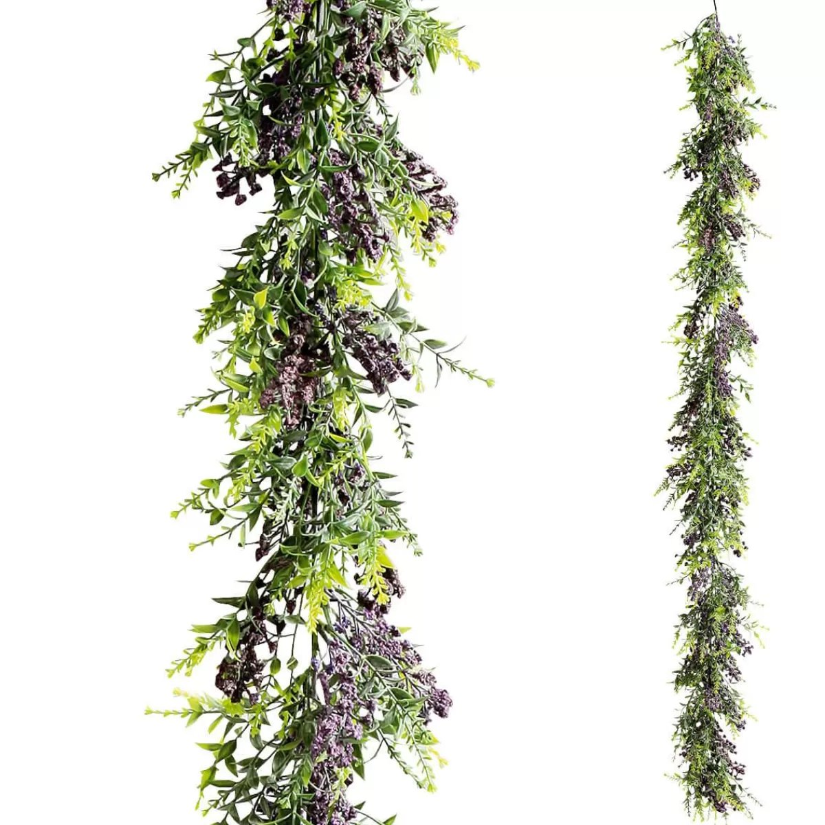 DecoWoerner Artificial Lavender Tendril, Length 135 Cm