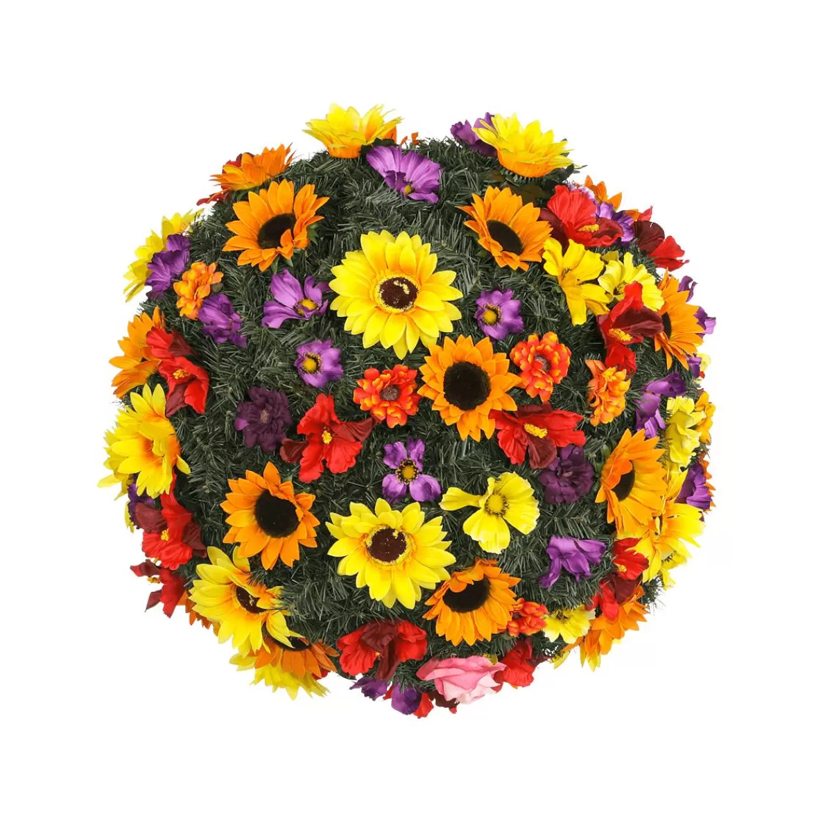 DecoWoerner Artificial Luvi Flower Ball For Indoors & Outdoors 50 Cm