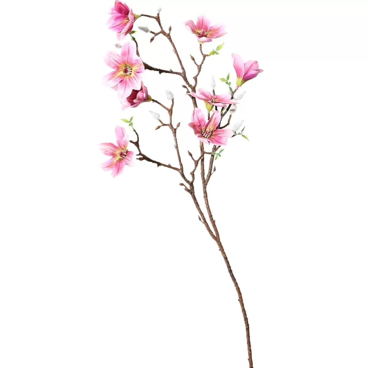 DecoWoerner Artificial Magnolia Branch, Rose, 87 Cm