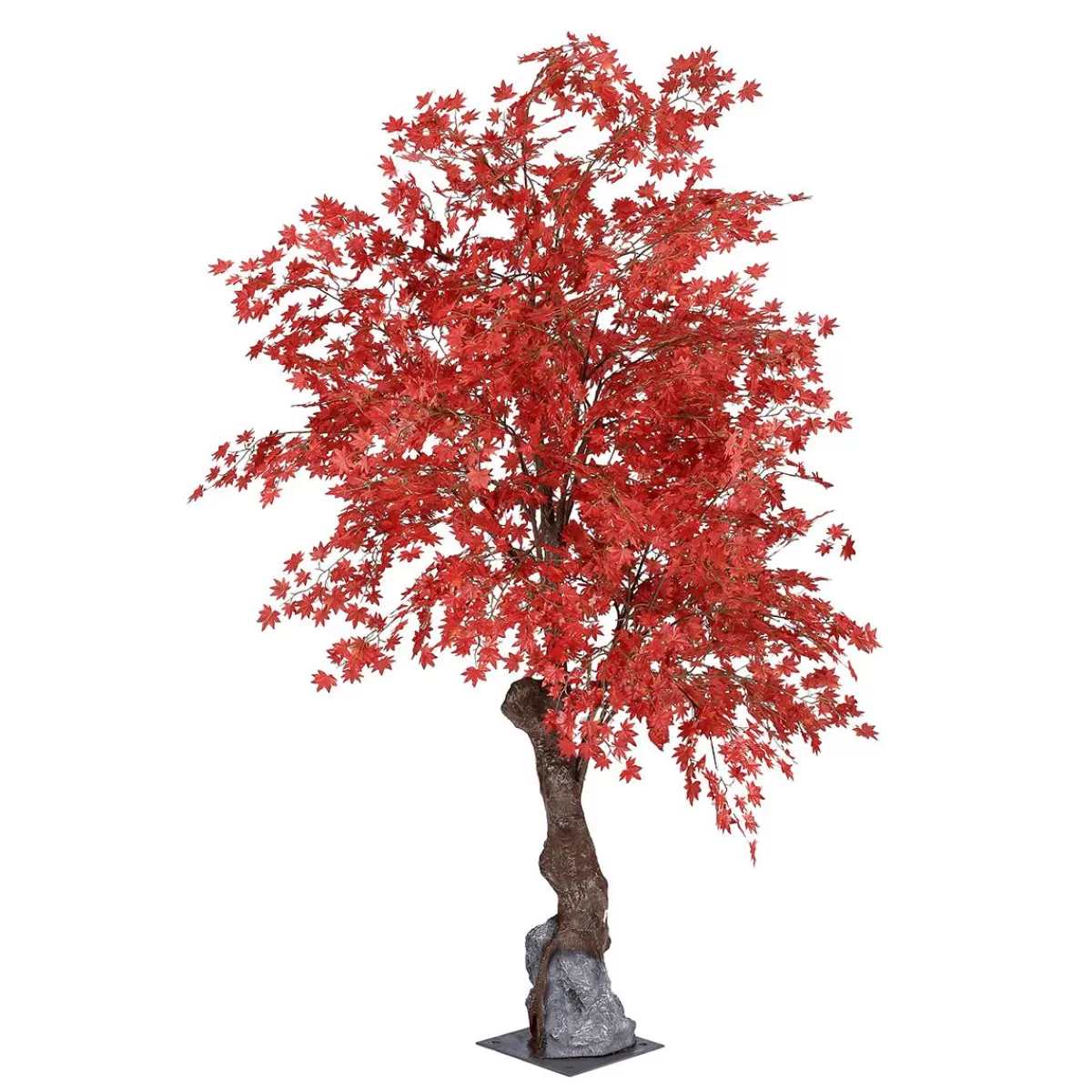 DecoWoerner Artificial Maple Autumn Tree, 240 Cm