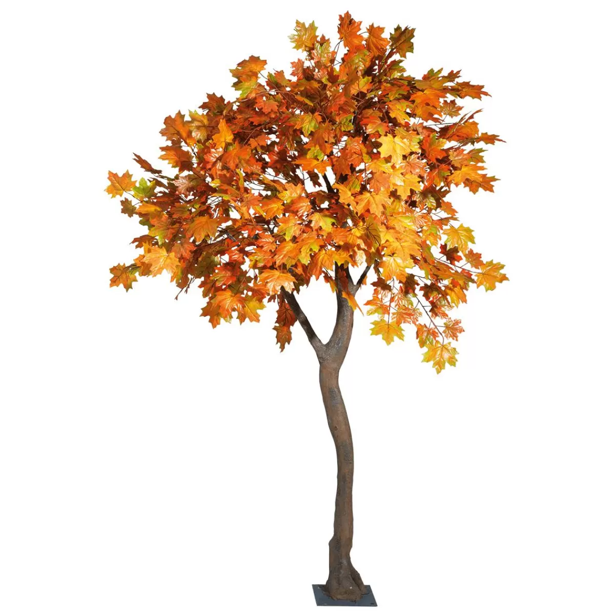 DecoWoerner Artificial Maple Autumn Tree -yellow, 270 Cm