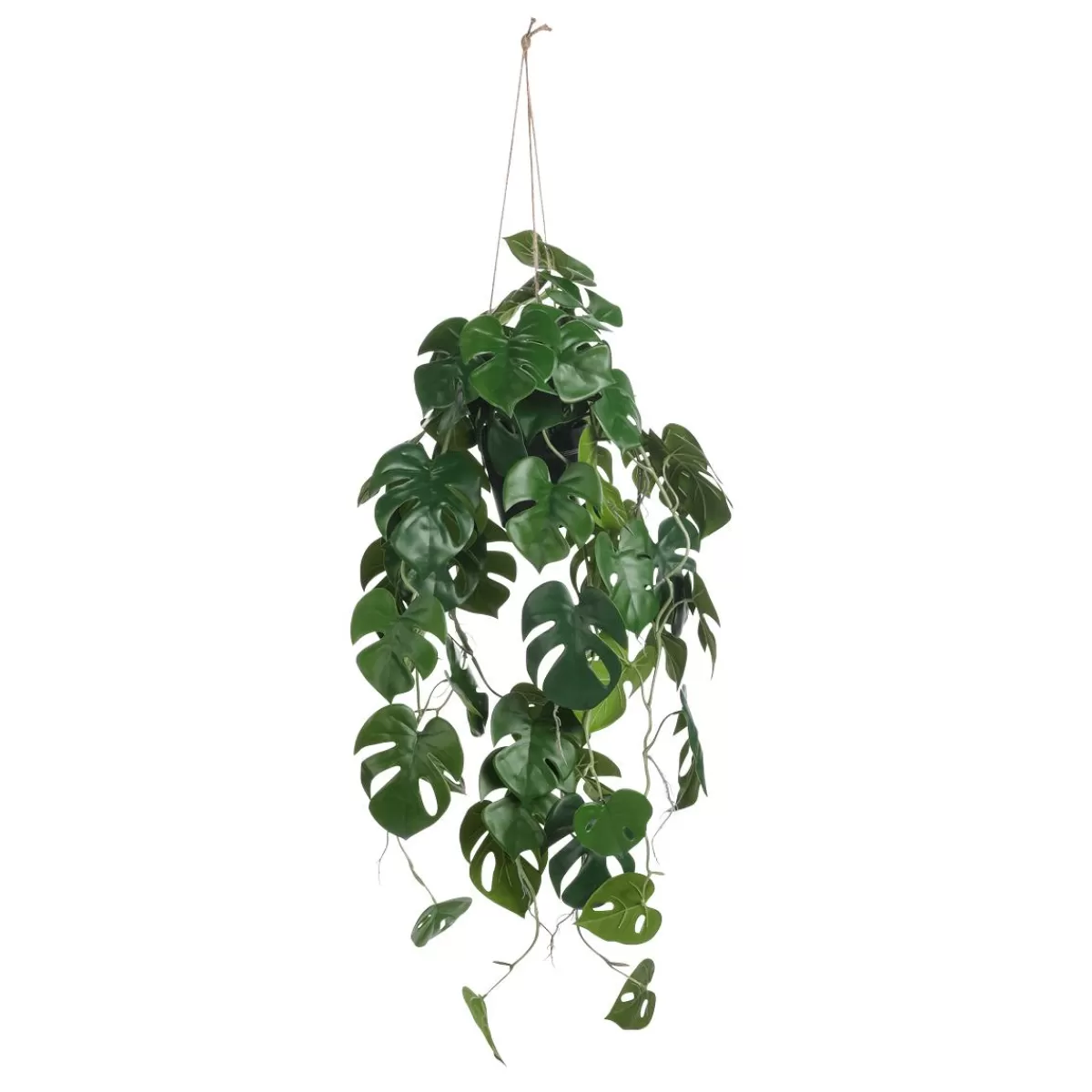 DecoWoerner Artificial Monstera Hanging Plant In Pot 106 Cm