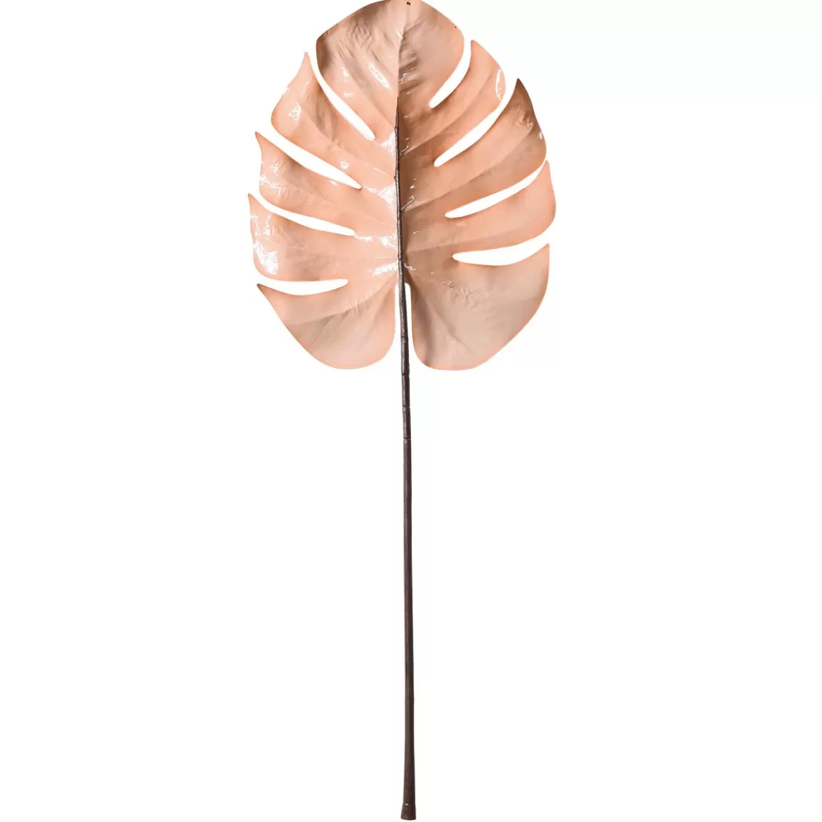 DecoWoerner Artificial Monstera Leaf 90 Cm Cream