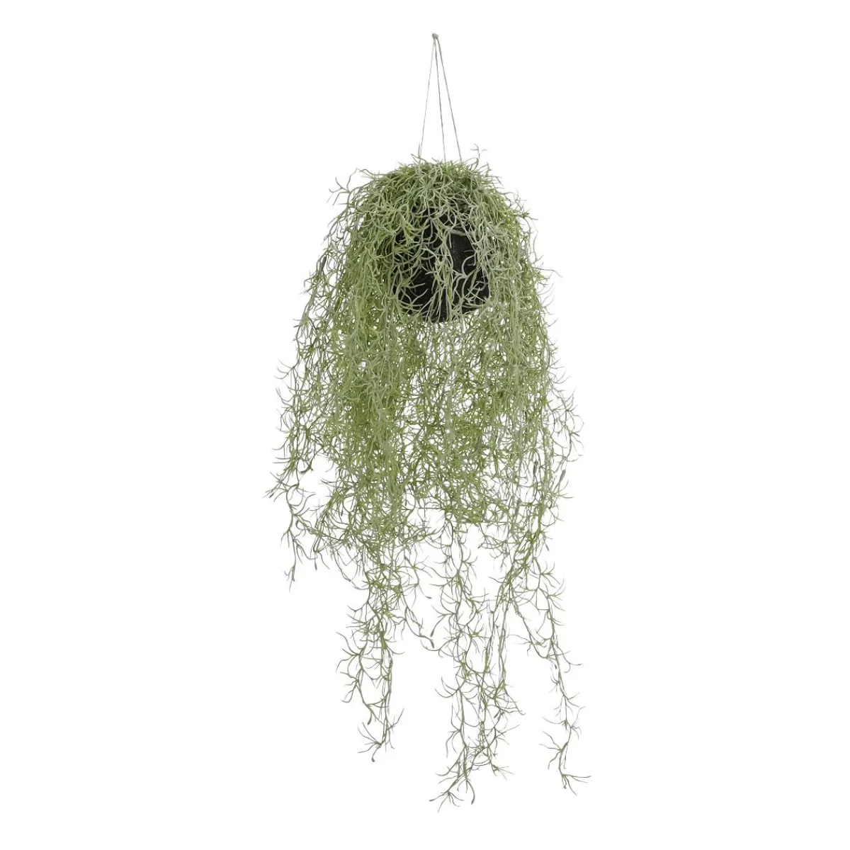 DecoWoerner Artificial Moss Ball Hanging Plant 70 Cm