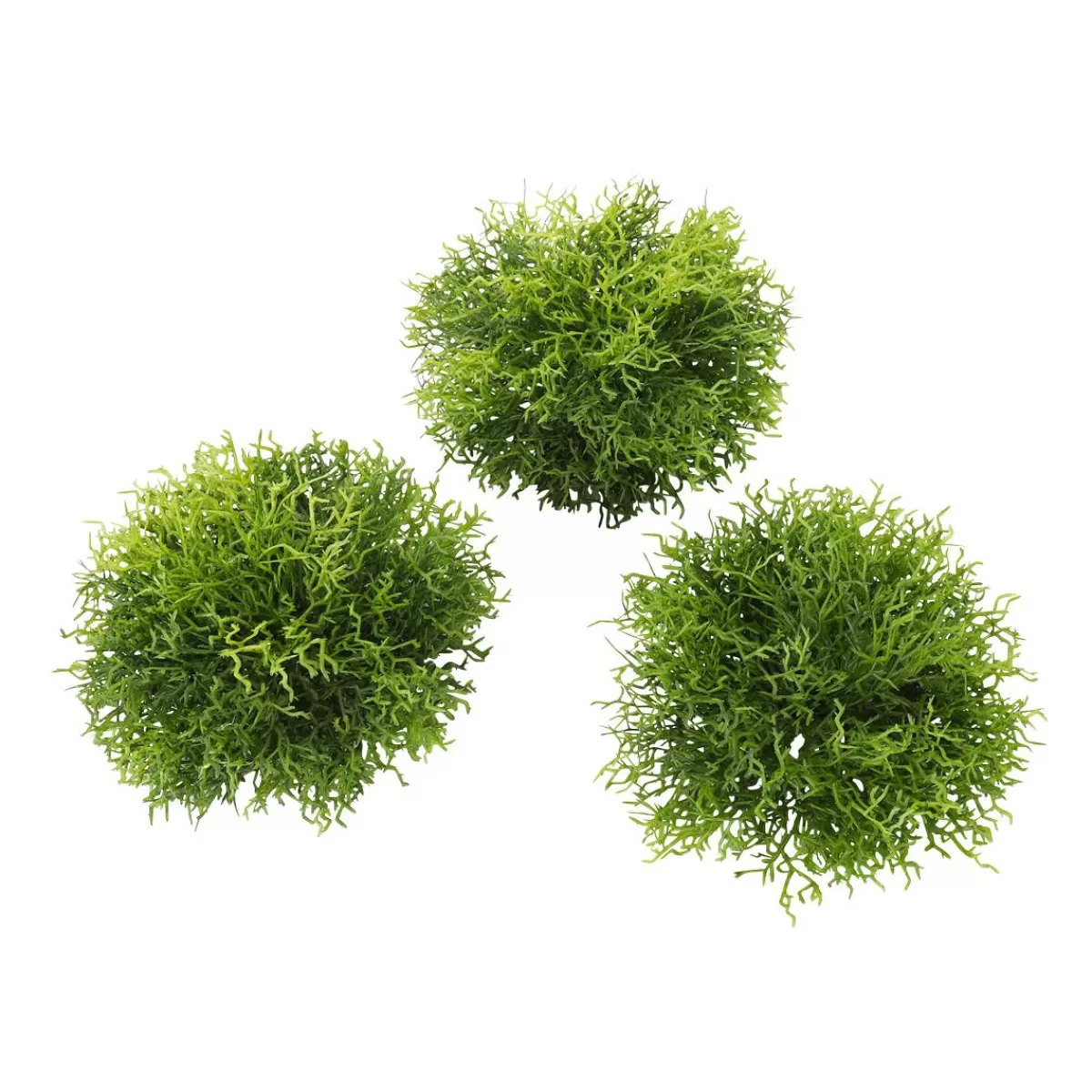 DecoWoerner Artificial Moss Hemispheres Packing 3 Pieces