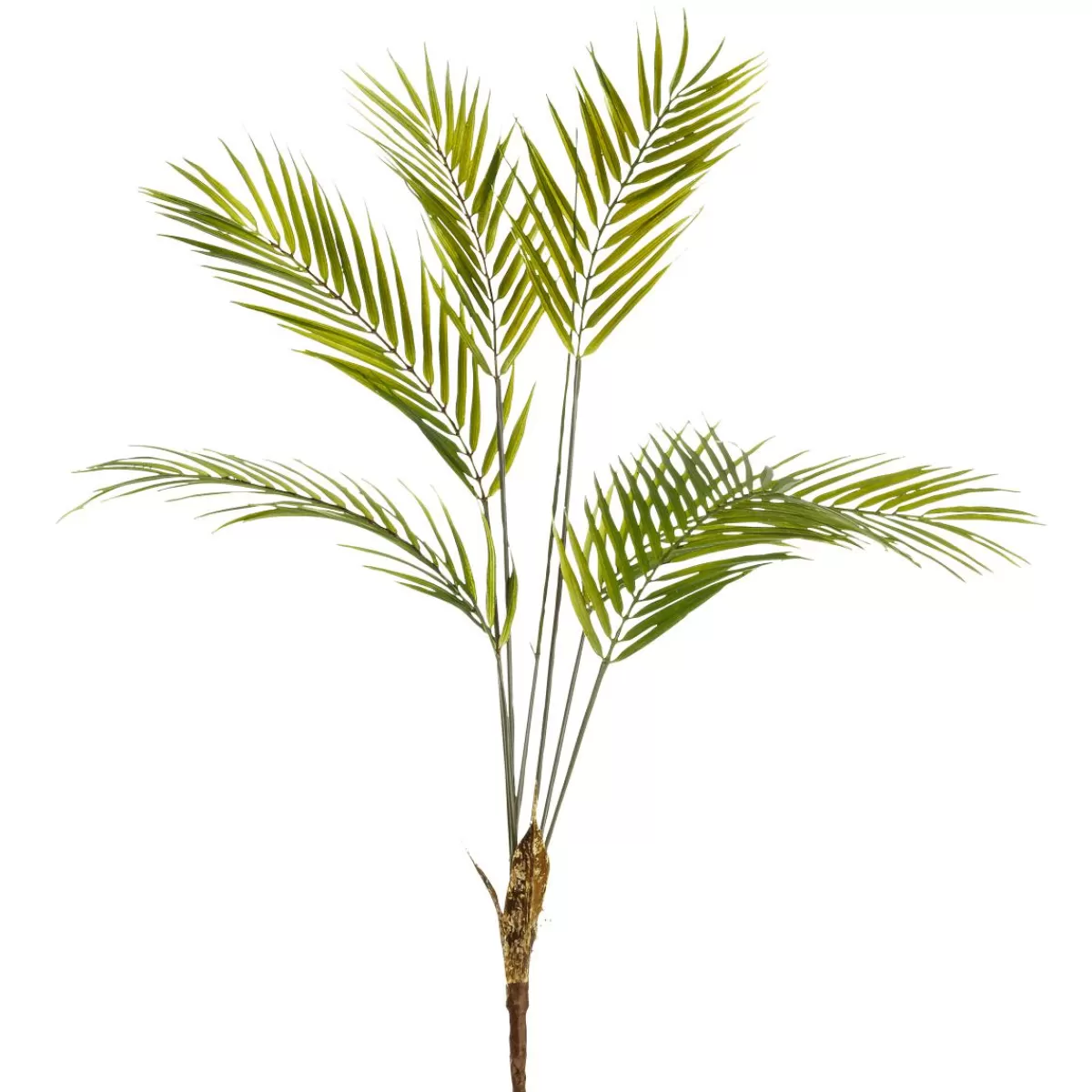 DecoWoerner Artificial Palm Bush Palm Leaves 80 Cm