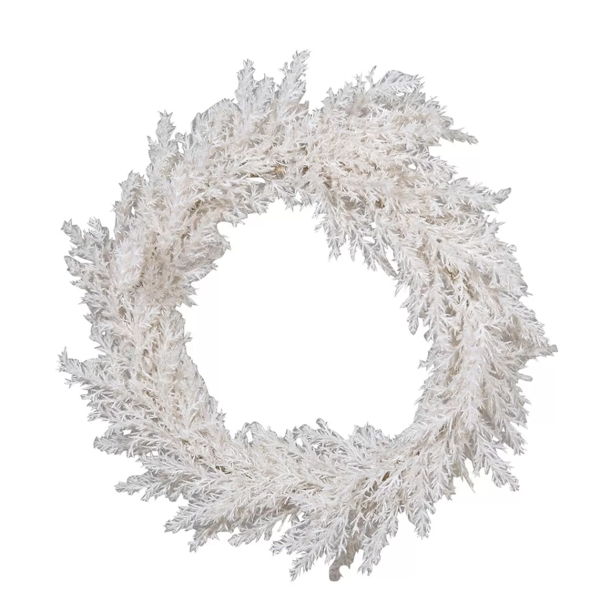 DecoWoerner Artificial Pampas Grass Wreath Ø 35 Cm